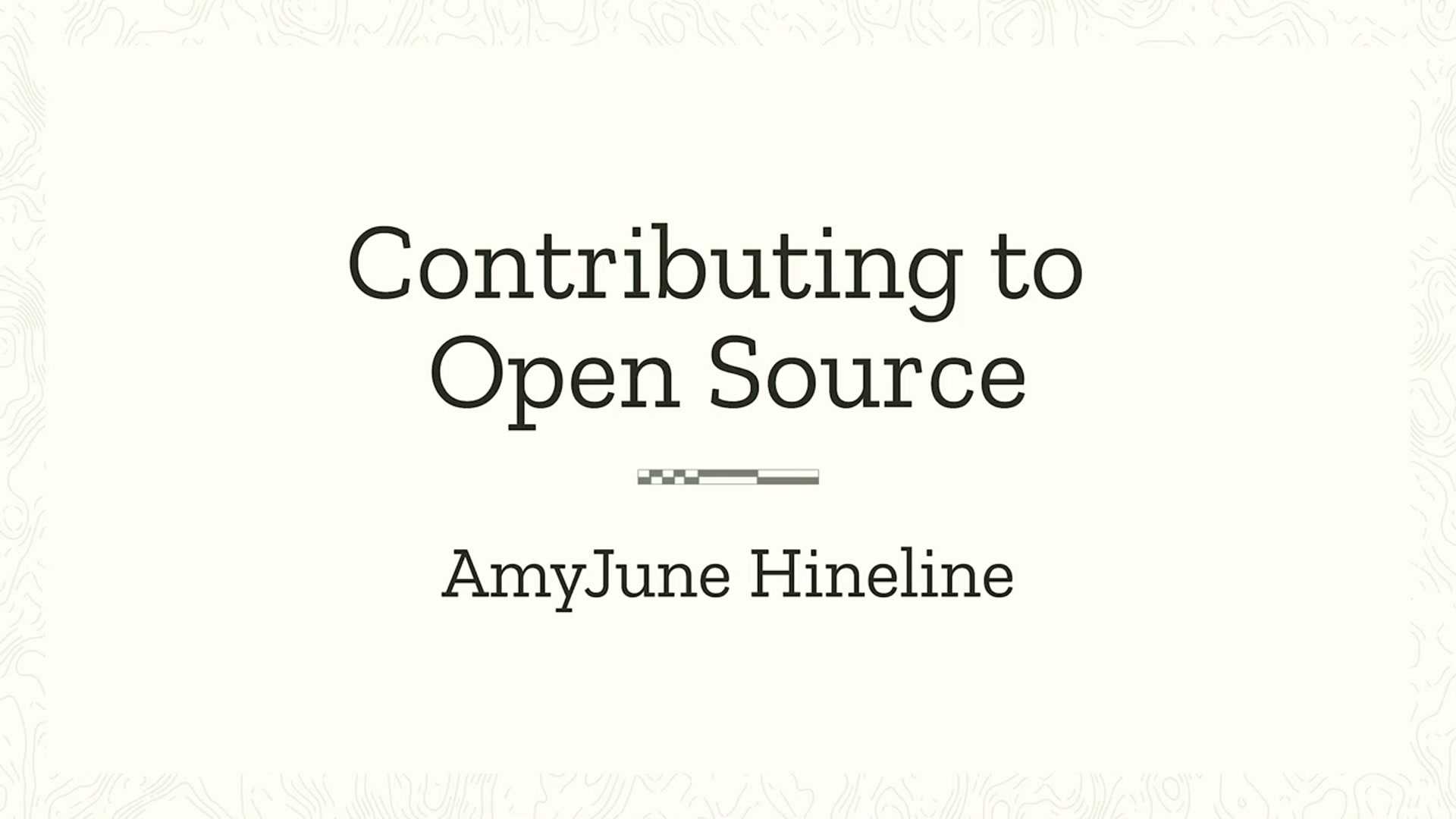 AmyJune Hineline: Contributing to Open Source
