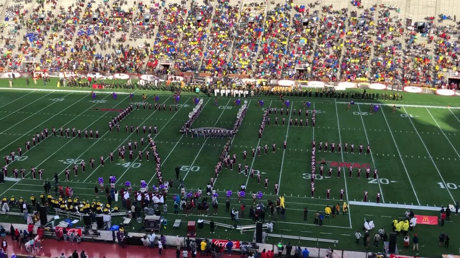 img 1407 hd.original We saw the true meaning of the Magic City Classic when the Alabama A&M band spelled out "Cupcake"