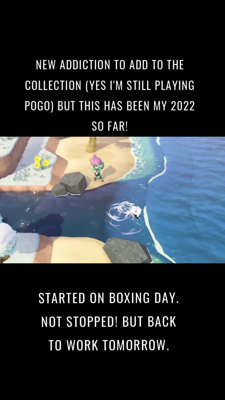New addiction to add to the collection (yes I'm still playing PoGo) but this has been my 2022 so far! Started on Boxing Day. Not stopped! But back to work tomorrow.