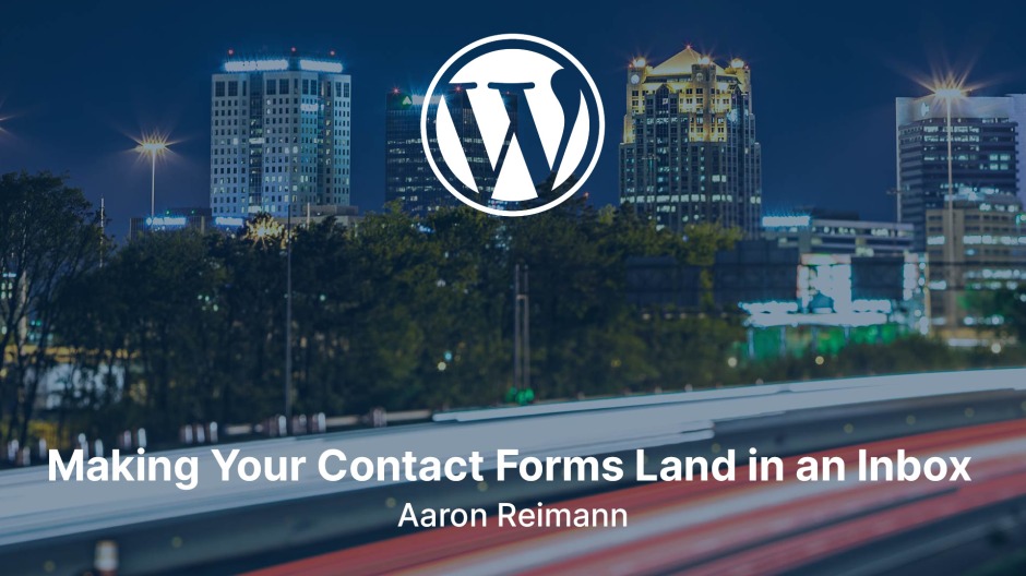 Making Your Contact Forms Land in an Inbox