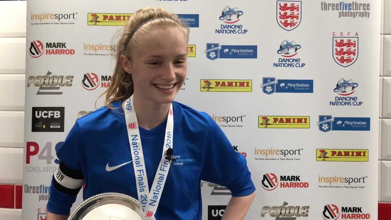 PLAYER OF THE MATCH INTERVIEW Katie Barker, Tyne Coast College