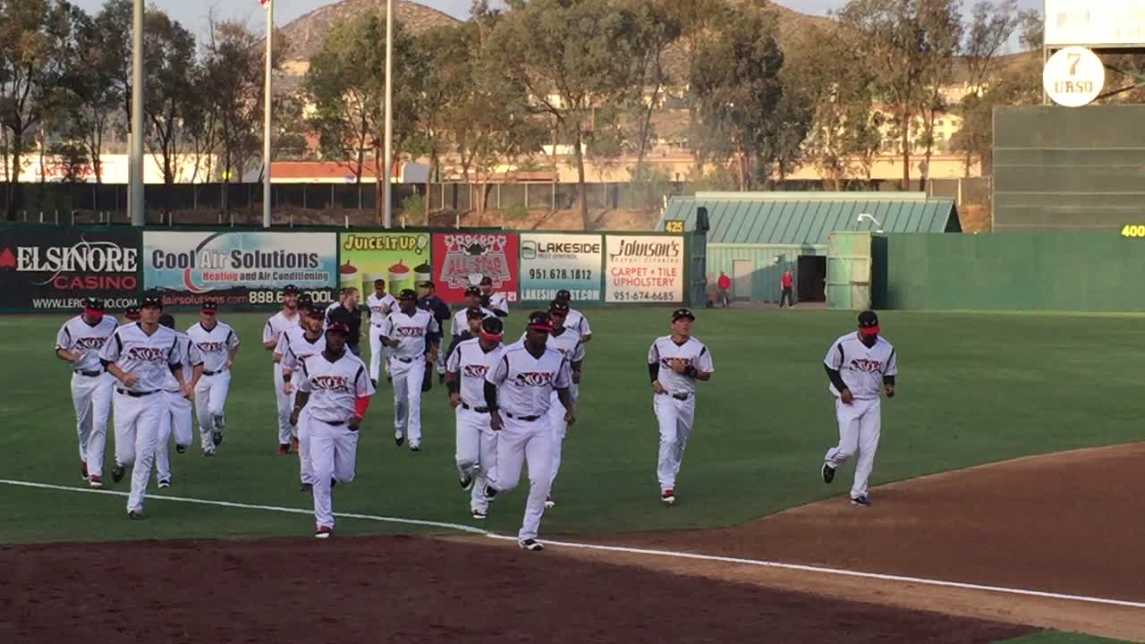 Lake Elsinore Storm Takes the Field
