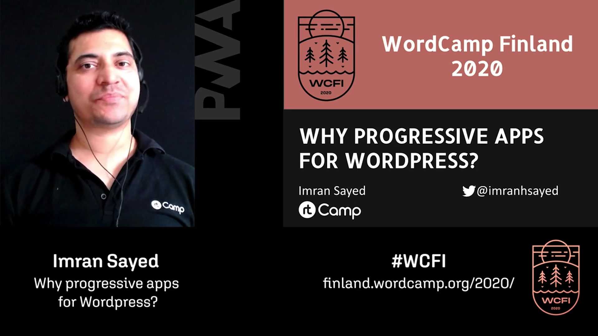 Imran Sayed: Why Progressive Web Apps for WordPress?