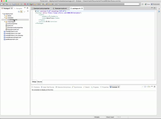 Salesforce Deployment with Ant