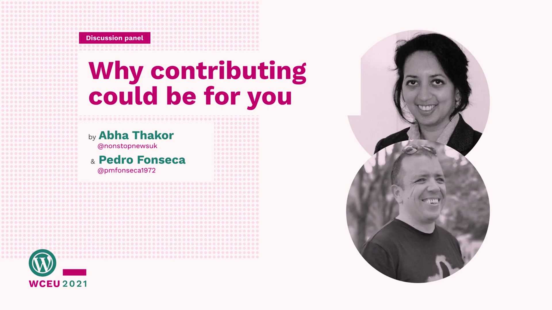 Abha Thakor, Pedro Fonseca: Why contributing could be for you