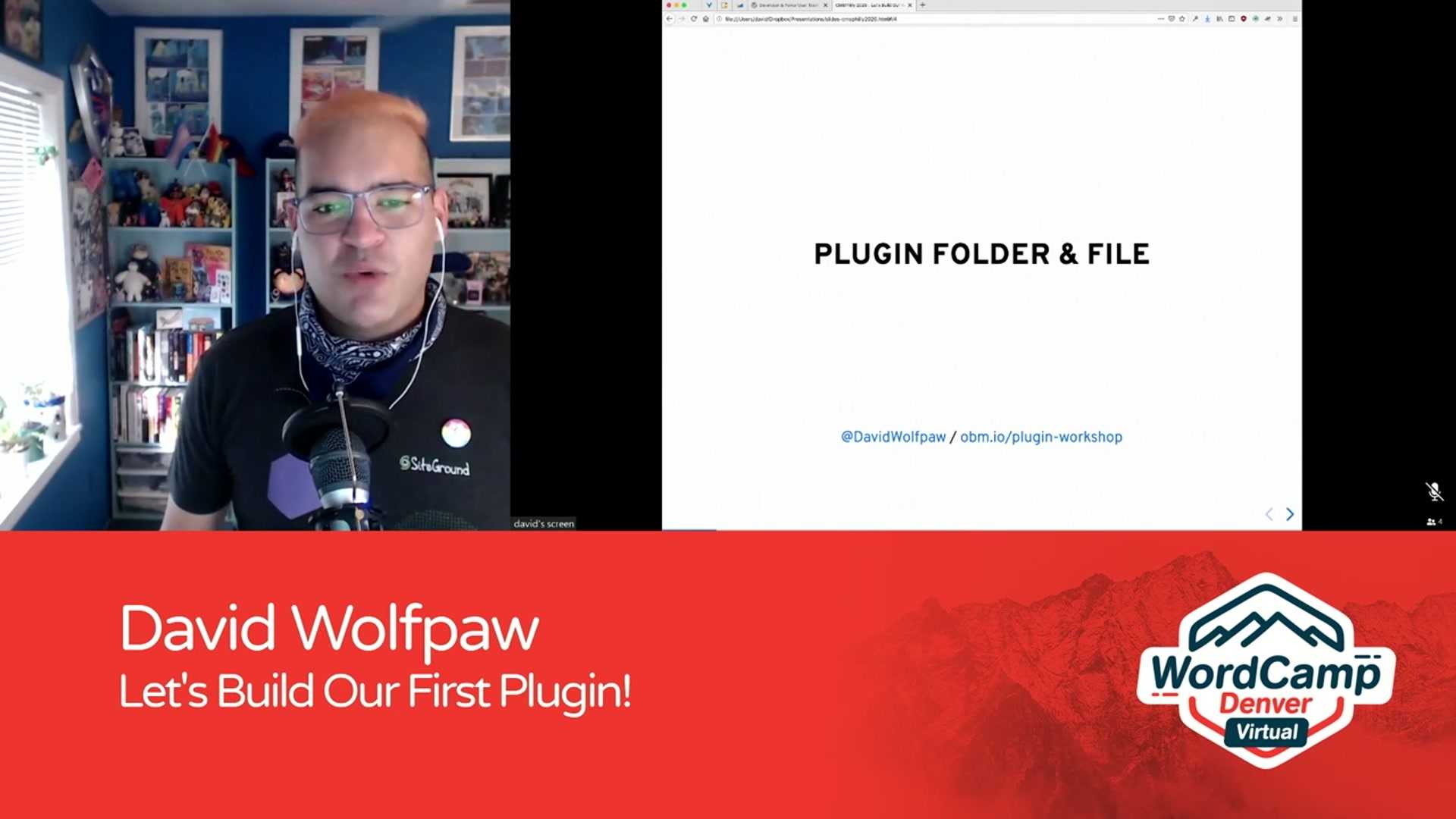 David Wolfpaw: Let’s Build Our First Plugin!