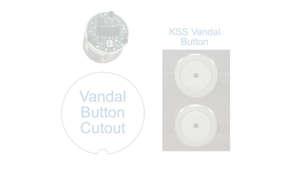 KSS Vandal Resistant Buttons for KONE Elevators