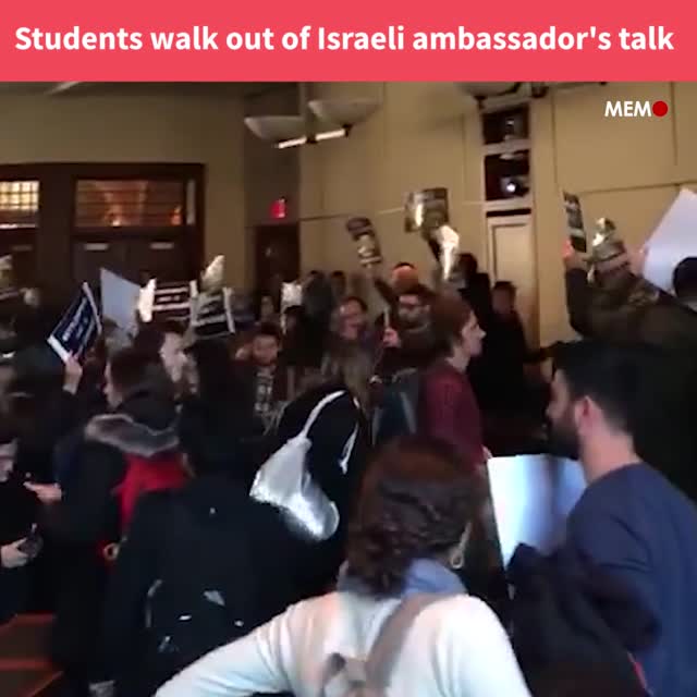 los estudiantes de Harvard huelga de Israel enviado hablar