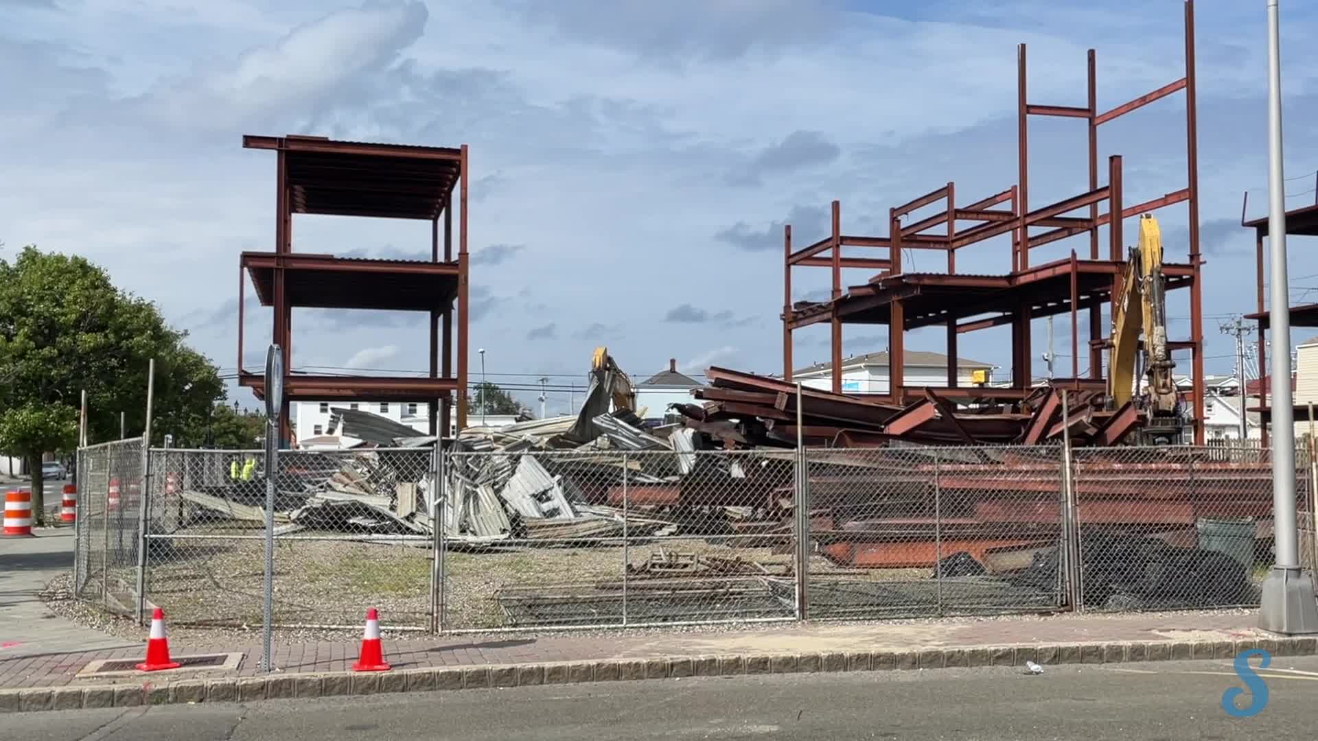 'Steel Structure' Demolished in Seaside Heights, Aug. 16, 2021