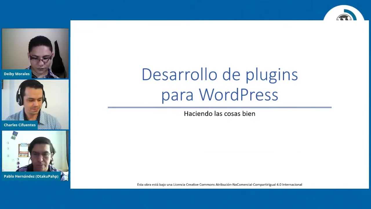Pablo Hernández: Desarrollo de plugins para WordPress – Haciendo las cosas bien