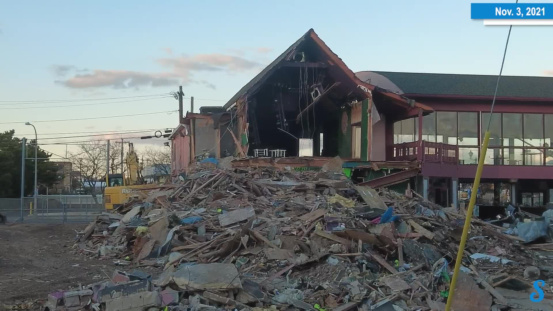 Bamboo Demolition, Seaside Heights, N.J., Nov. 3, 2021