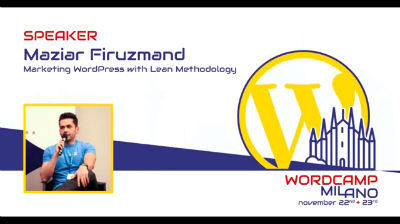 Maziar Firuzmand: Marketing WordPress with Lean Methodology