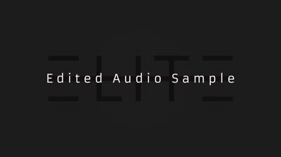 edited audio sample